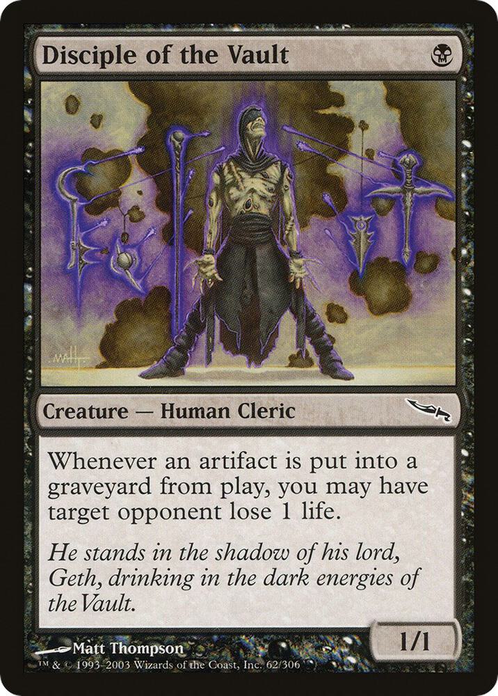 Disciple of the Vault (62) [Mirrodin]
