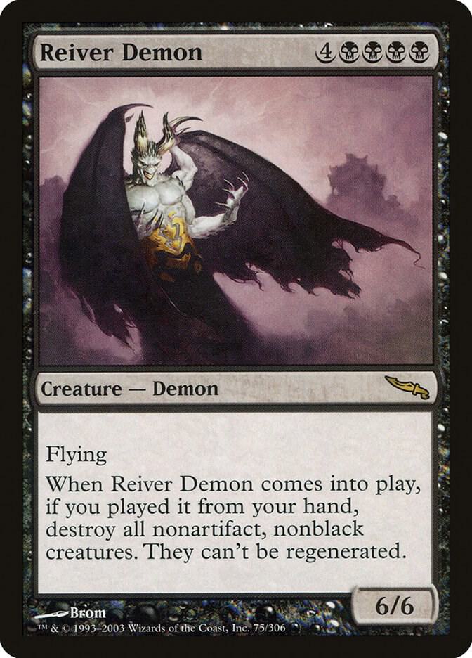 Reiver Demon (75) [Mirrodin]