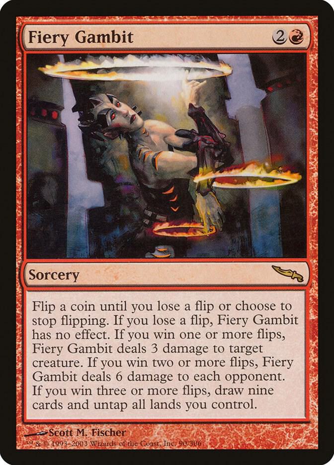 Fiery Gambit (90) [Mirrodin]