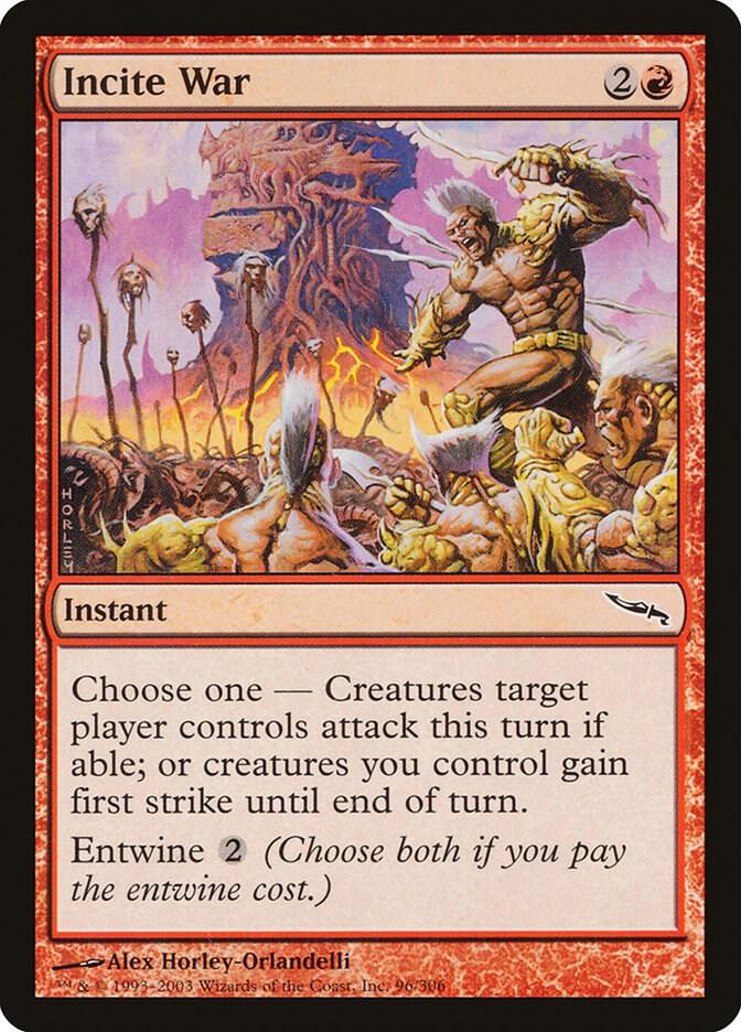 Incite War (96) [Mirrodin]
