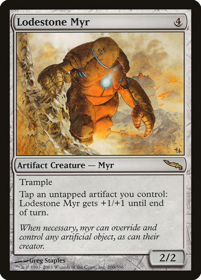 Lodestone Myr (200) [Mirrodin]