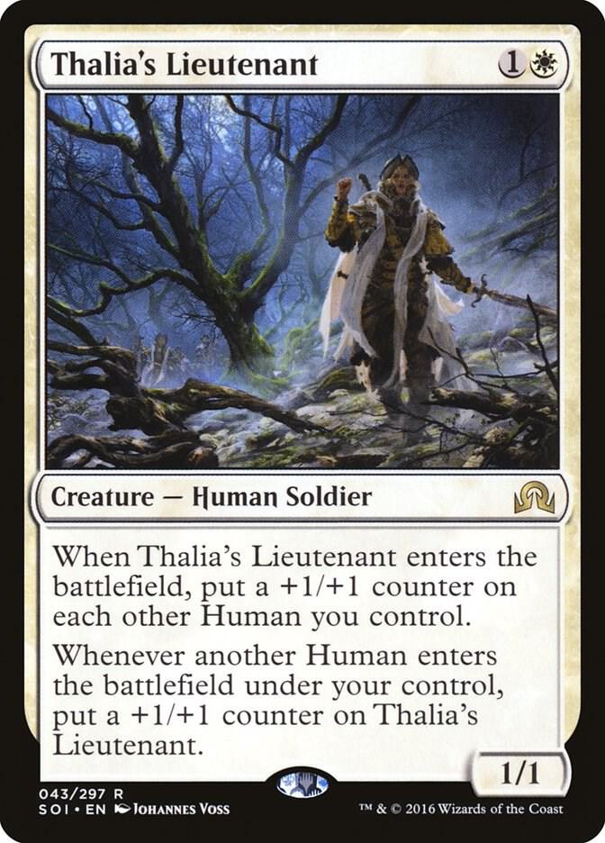 Thalia's Lieutenant (43) [Shadows over Innistrad]