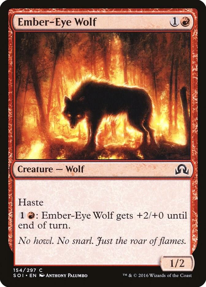 Ember-Eye Wolf (154) [Shadows over Innistrad]
