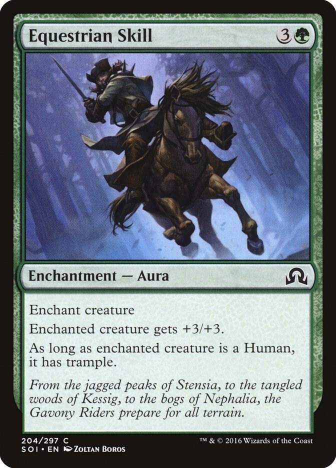 Equestrian Skill (204) [Shadows over Innistrad]