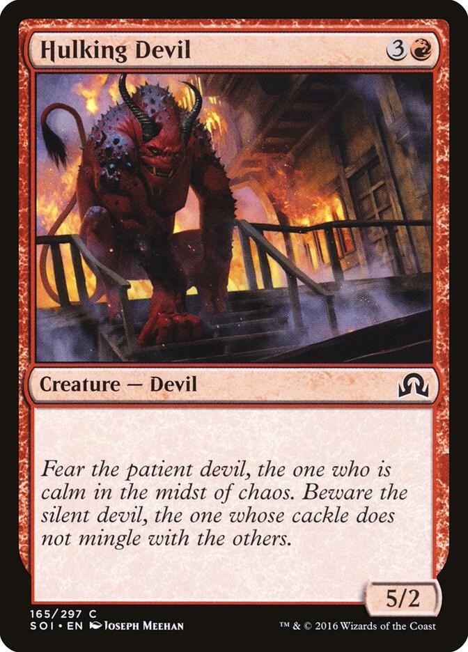 Hulking Devil (165) [Shadows over Innistrad]