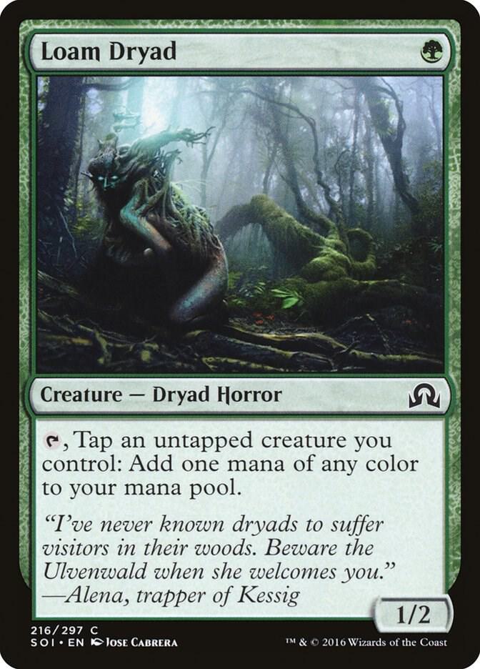 Loam Dryad (216) [Shadows over Innistrad]