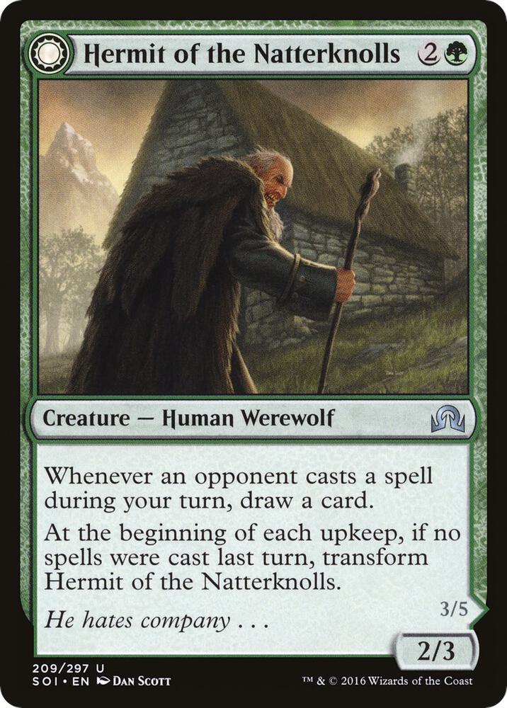 Hermit of the Natterknolls (209) [Shadows over Innistrad]