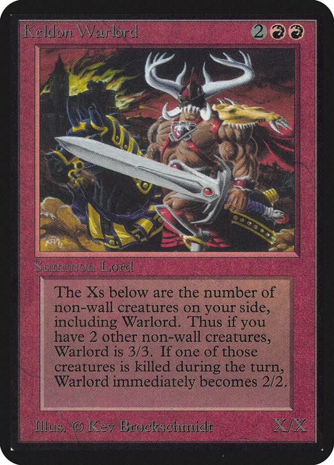 Keldon Warlord (160) [Limited Edition Alpha]