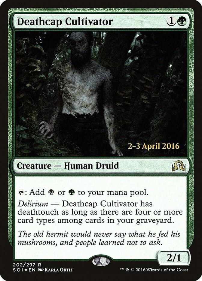 Deathcap Cultivator (202) [Prerelease Cards]