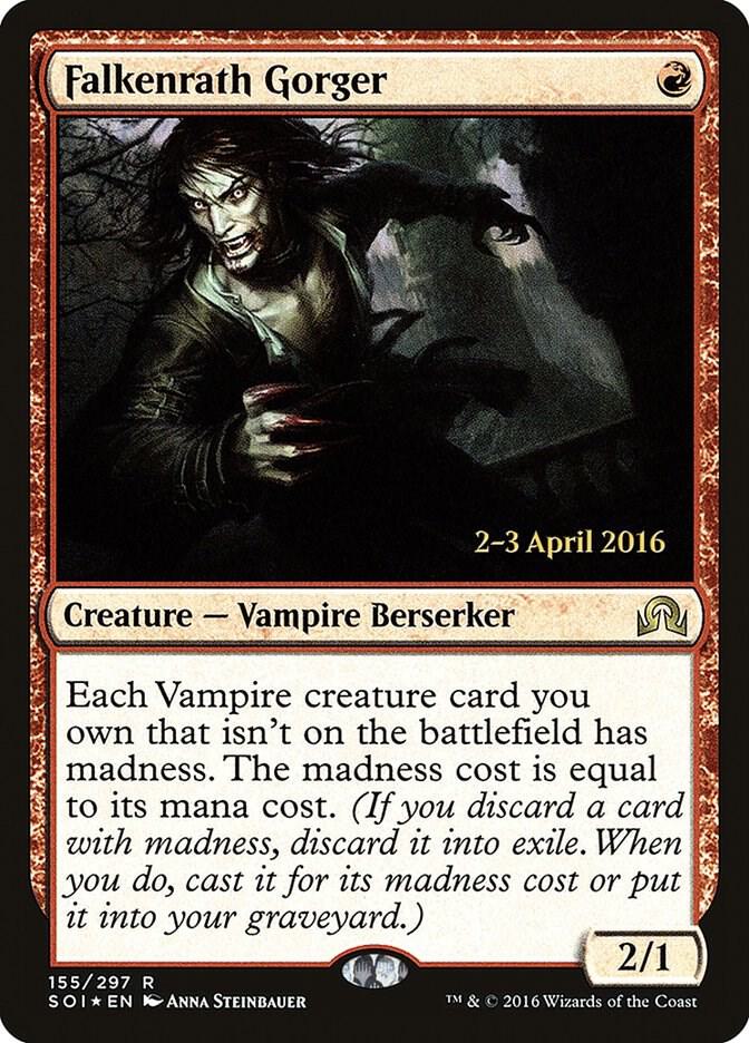 Falkenrath Gorger (155) [Prerelease Cards]