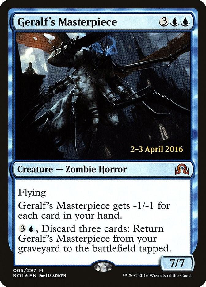 Geralf's Masterpiece (65) [Prerelease Cards]