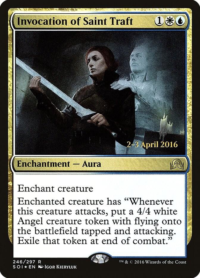 Invocation of Saint Traft (246) [Prerelease Cards]