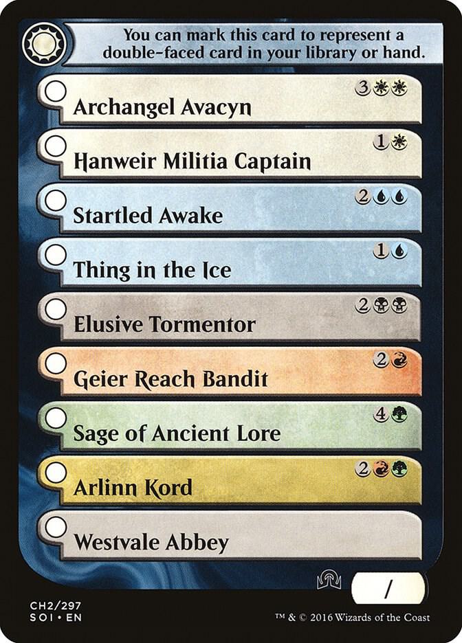 Checklist Card - (CH2) Shadows over Innistrad [Shadows over Innistrad]