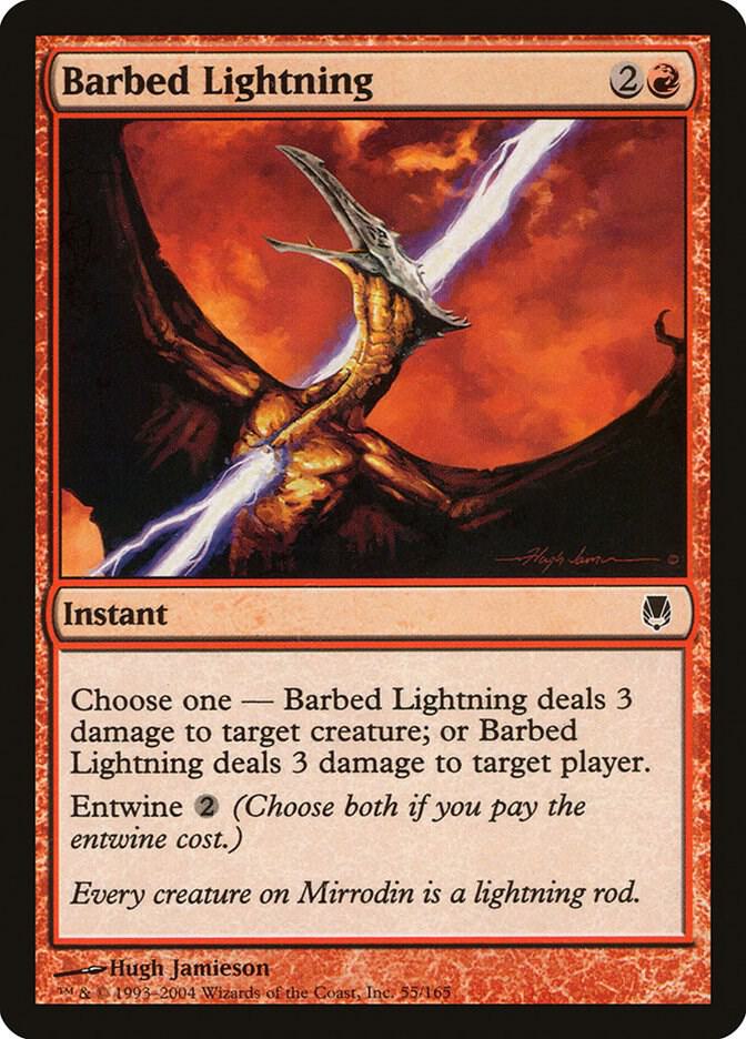 Barbed Lightning (55) [Darksteel]