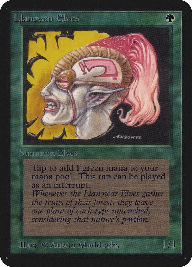Llanowar Elves (210) [Limited Edition Alpha]