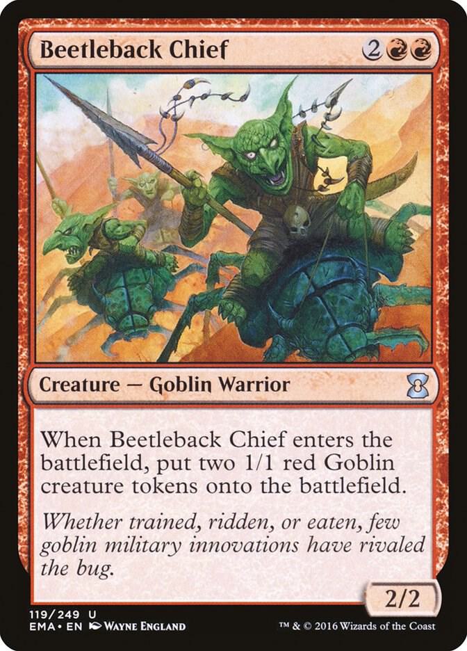 Beetleback Chief (119) [Eternal Masters]