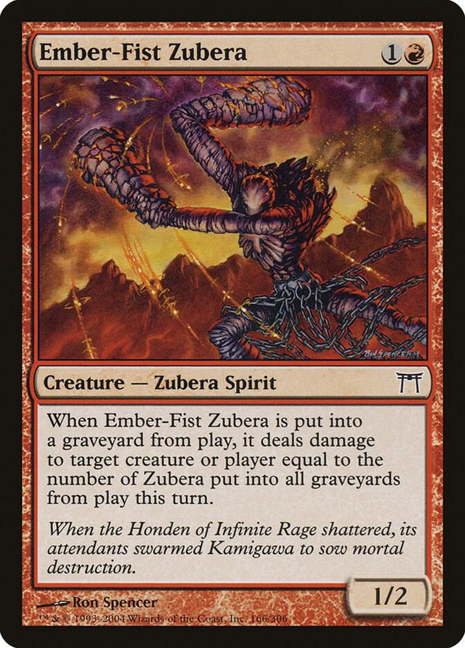 Ember-Fist Zubera (166) [Champions of Kamigawa]