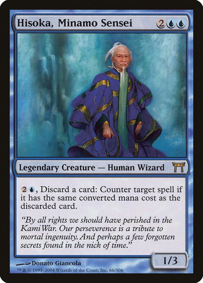 Hisoka, Minamo Sensei (66) [Champions of Kamigawa]