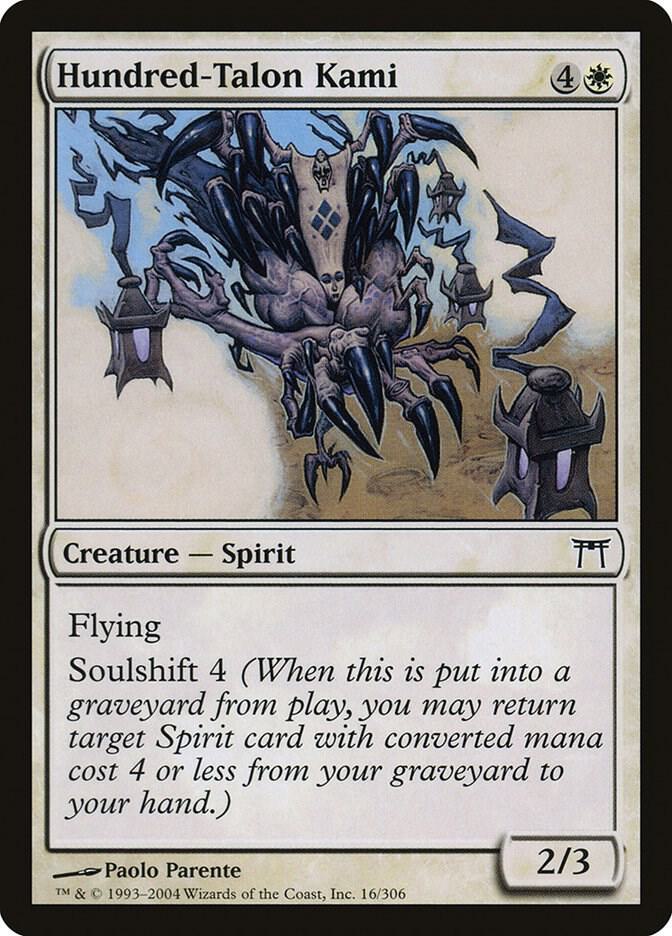 Hundred-Talon Kami (16) [Champions of Kamigawa]