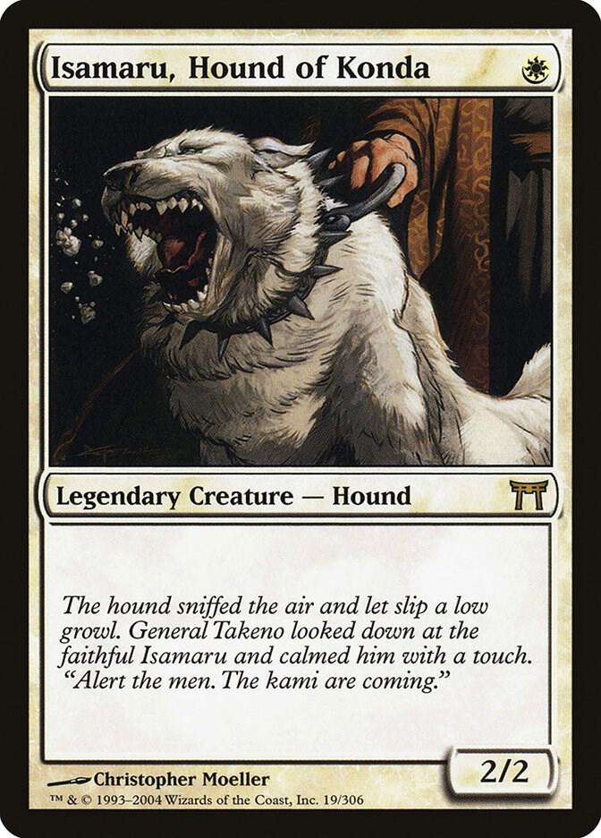 Isamaru, Hound of Konda (19) [Champions of Kamigawa]