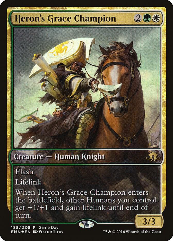 Heron's Grace Champion (185) [Game Day Promos]