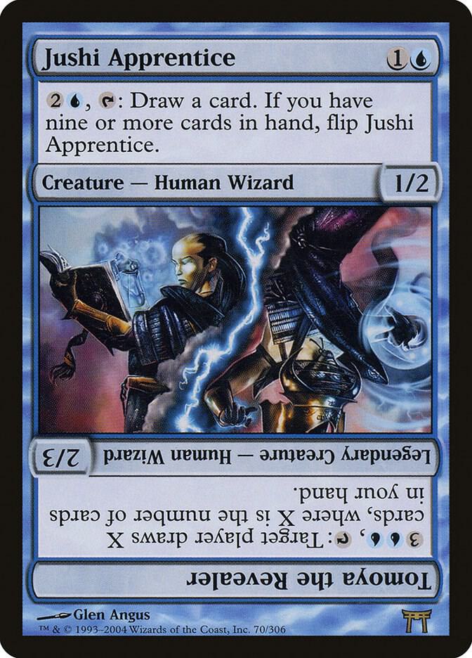 Jushi Apprentice // Tomoya the Revealer (70) [Champions of Kamigawa]