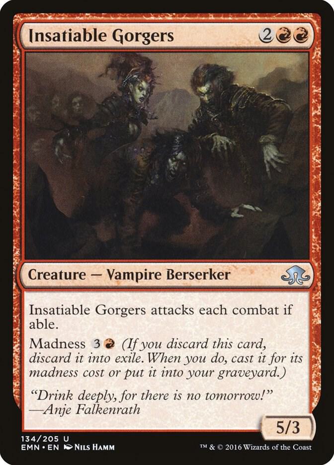Insatiable Gorgers (134) [Eldritch Moon]