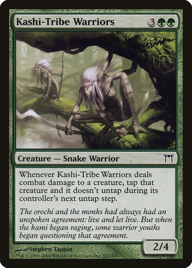 Kashi-Tribe Warriors (221) [Champions of Kamigawa]