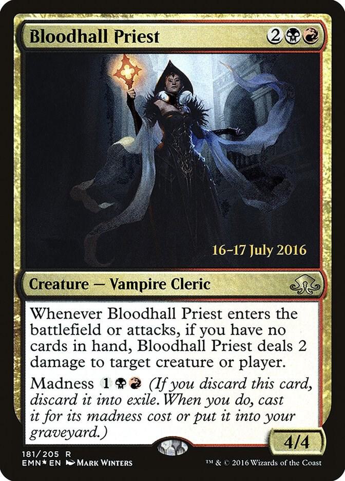 Bloodhall Priest (181) [Prerelease Cards]