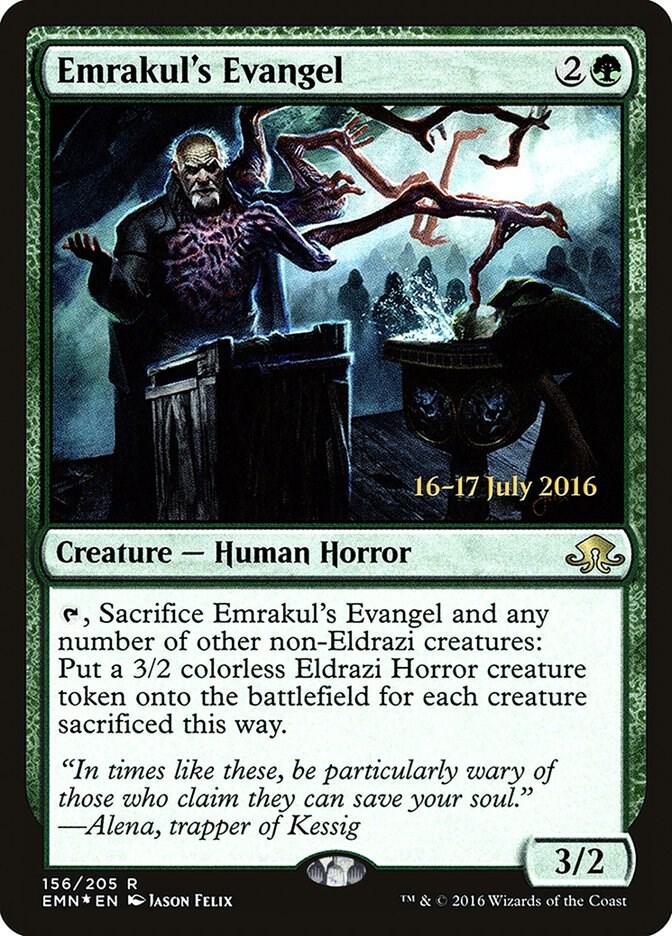 Emrakul's Evangel (156) [Prerelease Cards]