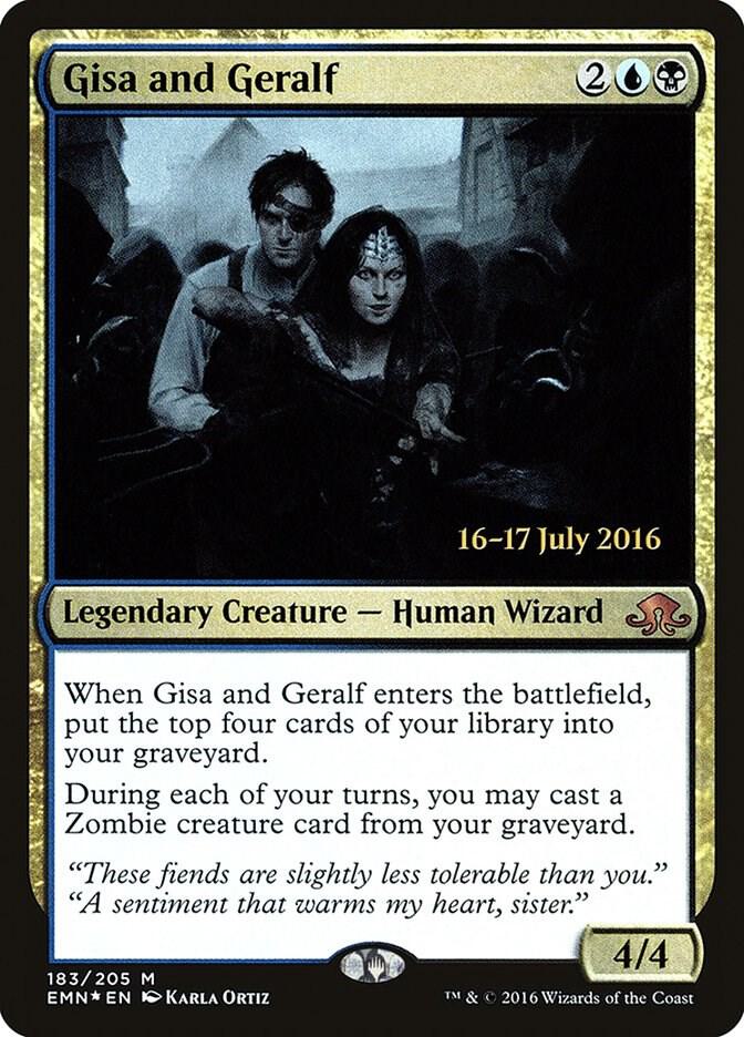 Gisa and Geralf (183) [Prerelease Cards]