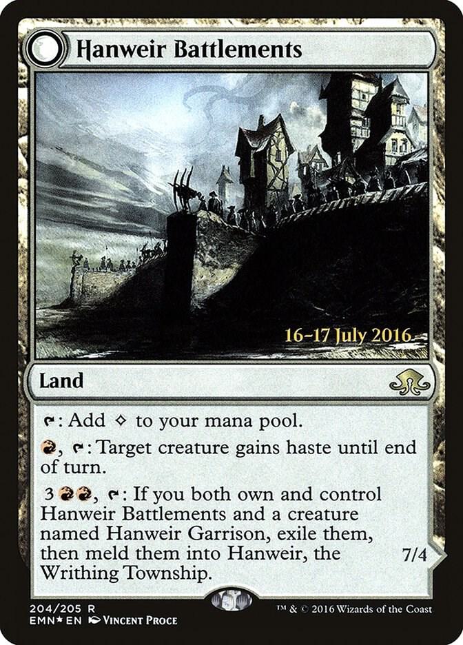 Hanweir Battlements (204) [Prerelease Cards]