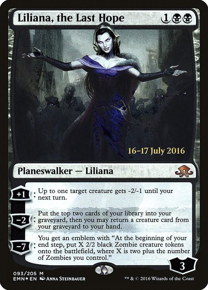 Liliana, the Last Hope (93) [Prerelease Cards]