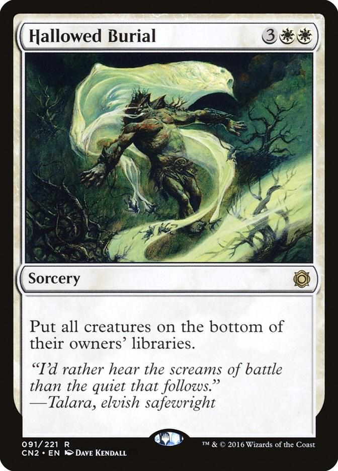 Hallowed Burial (91) [Conspiracy: Take the Crown]