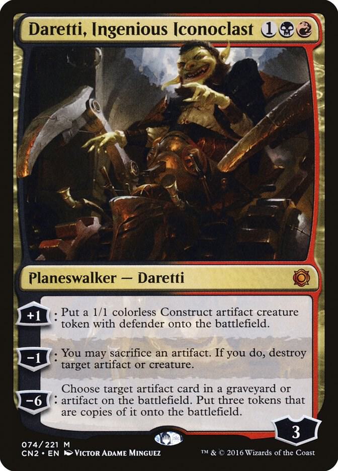 Daretti, Ingenious Iconoclast (74) [Conspiracy: Take the Crown]
