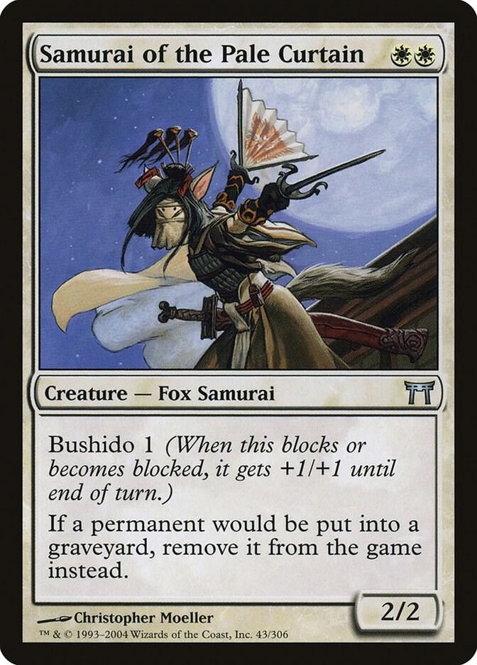 Samurai of the Pale Curtain (43) [Champions of Kamigawa]