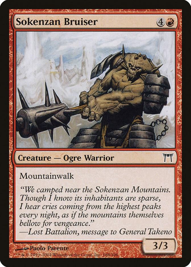 Sokenzan Bruiser (188) [Champions of Kamigawa]