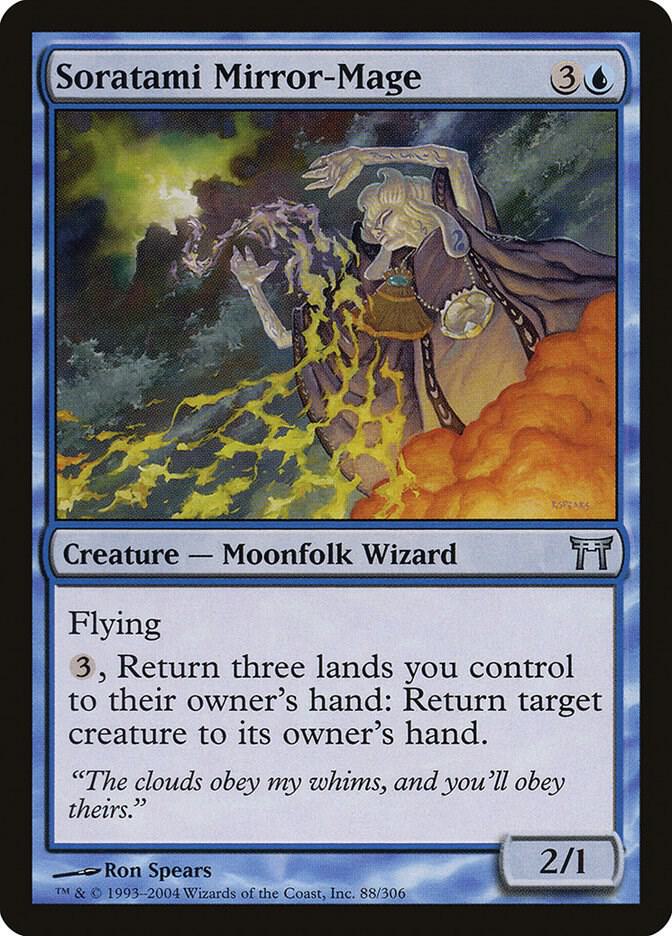 Soratami Mirror-Mage (88) [Champions of Kamigawa]