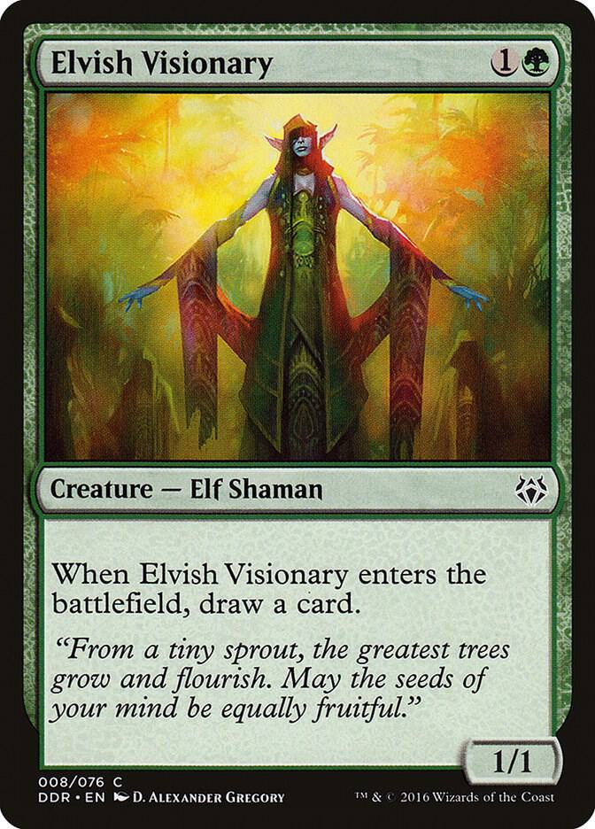 Elvish Visionary (8) [Duel Decks: Nissa vs. Ob Nixilis]