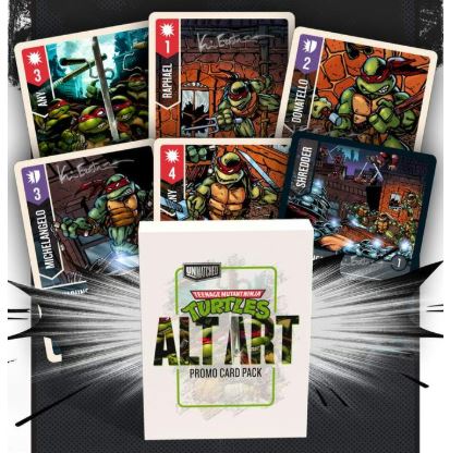Unmatched Adventures: TMNT Alternate Art Promo Pack (Kickstarter)
