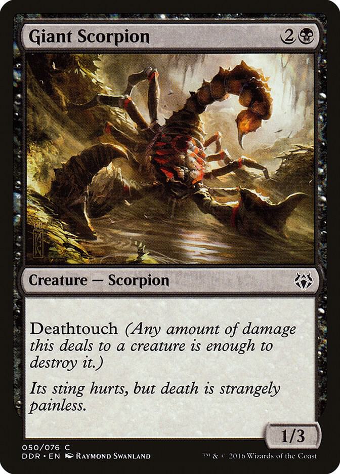 Giant Scorpion (50) [Duel Decks: Nissa vs. Ob Nixilis]