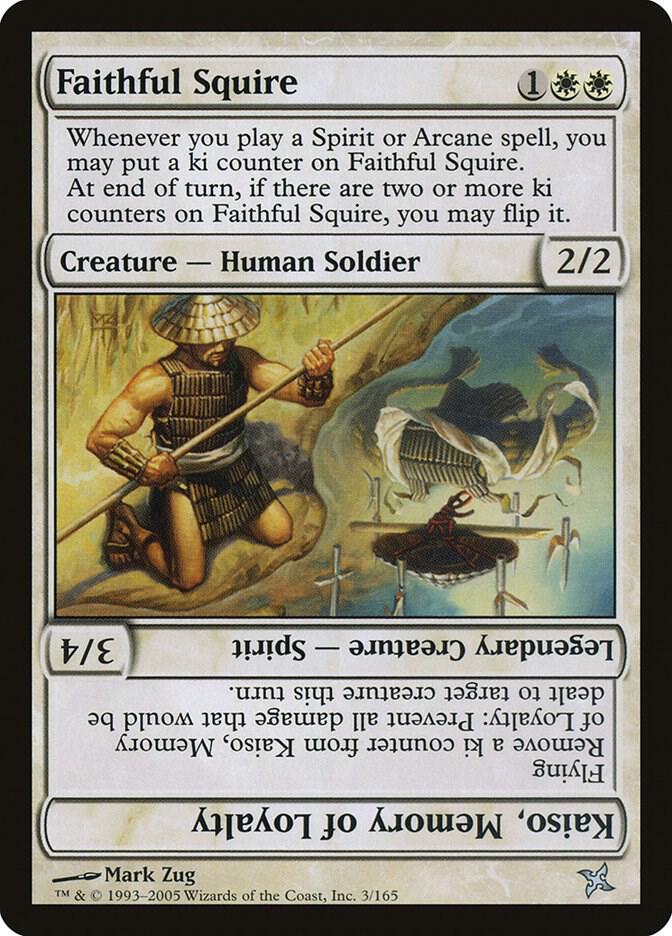 Faithful Squire (3) [Betrayers of Kamigawa]