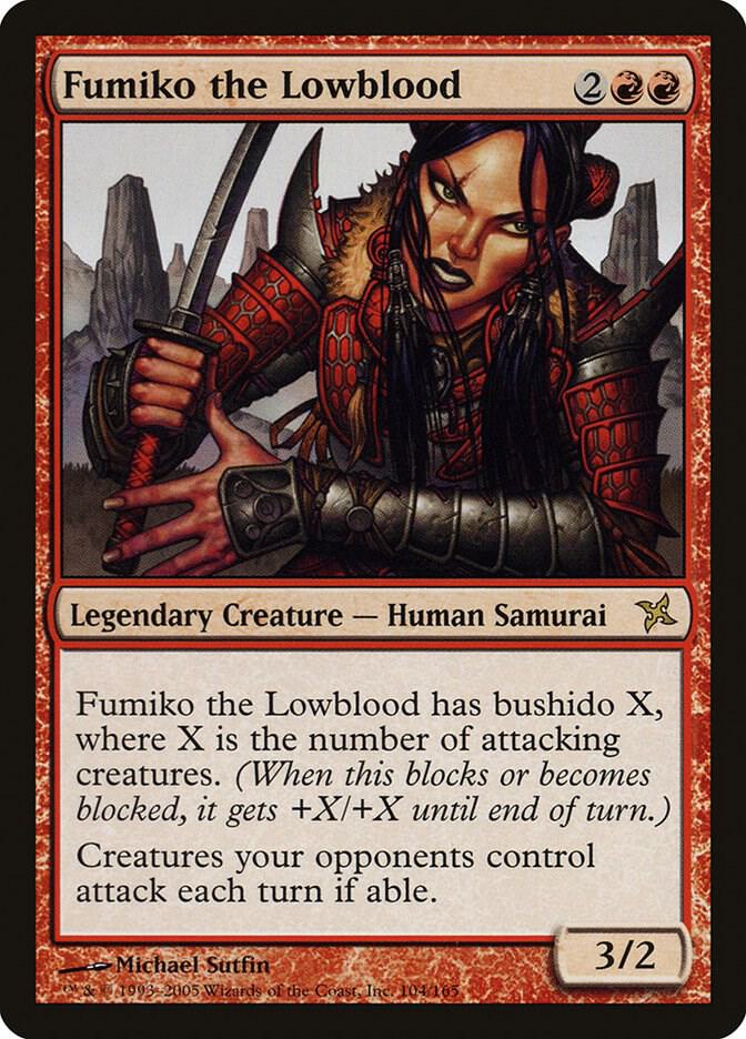 Fumiko the Lowblood (104) [Betrayers of Kamigawa]