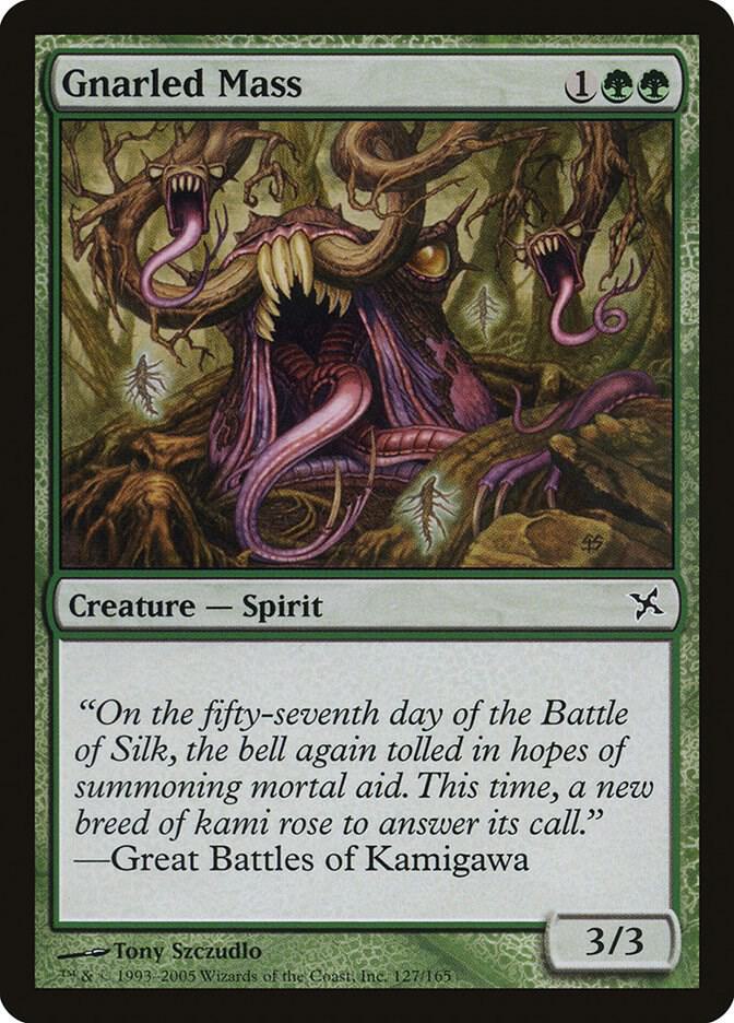 Gnarled Mass (127) [Betrayers of Kamigawa]