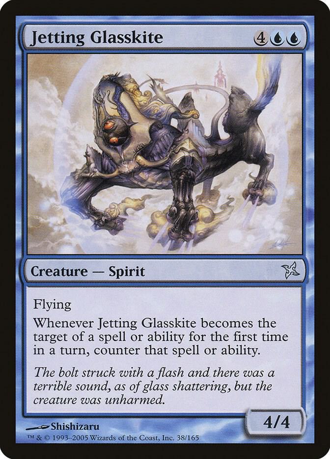Jetting Glasskite (38) [Betrayers of Kamigawa]