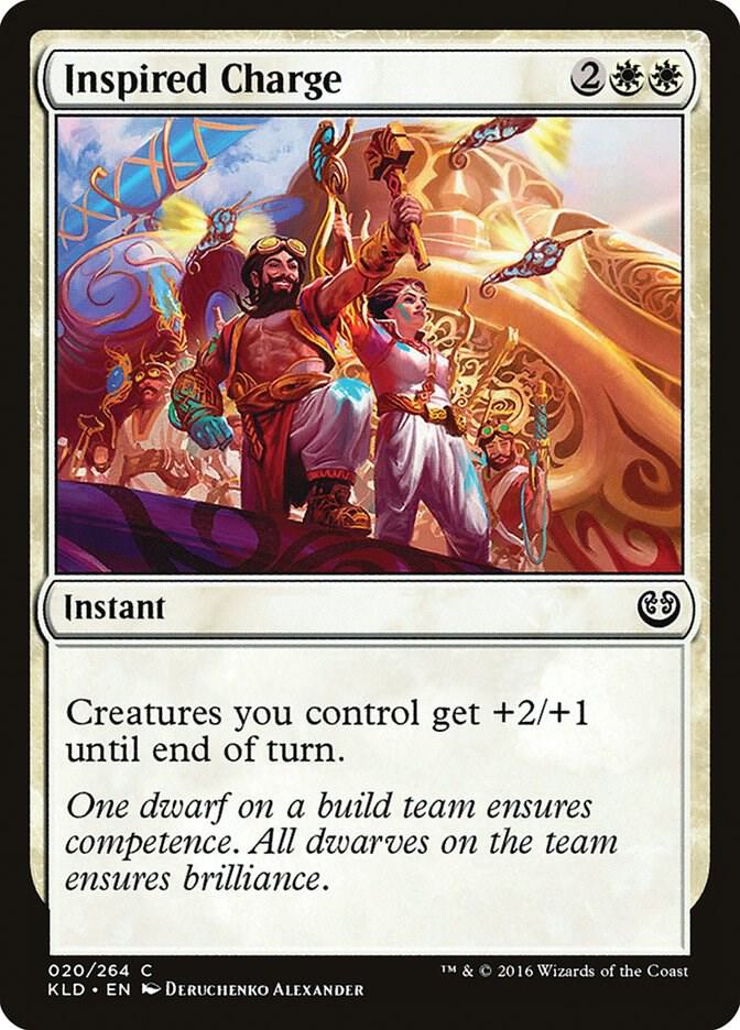 Inspired Charge (20) [Kaladesh]