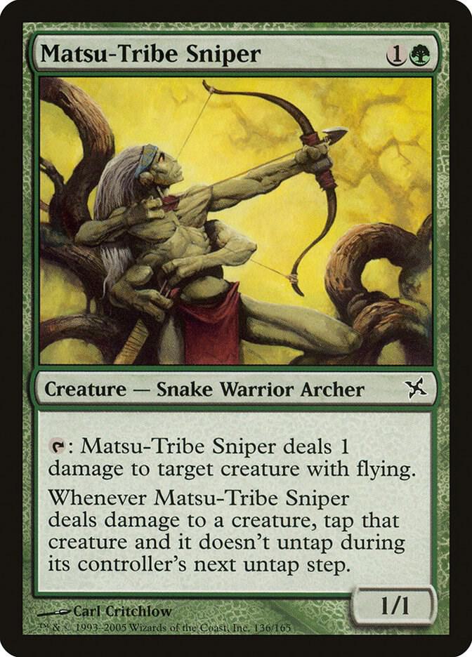 Matsu-Tribe Sniper (136) [Betrayers of Kamigawa]