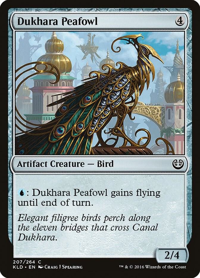 Dukhara Peafowl (207) [Kaladesh]