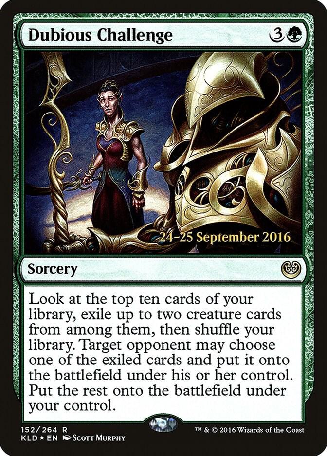Dubious Challenge (152) [Prerelease Cards]