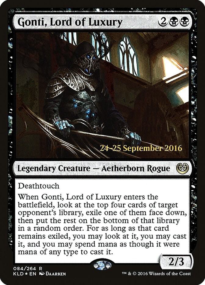 Gonti, Lord of Luxury (84) [Prerelease Cards]